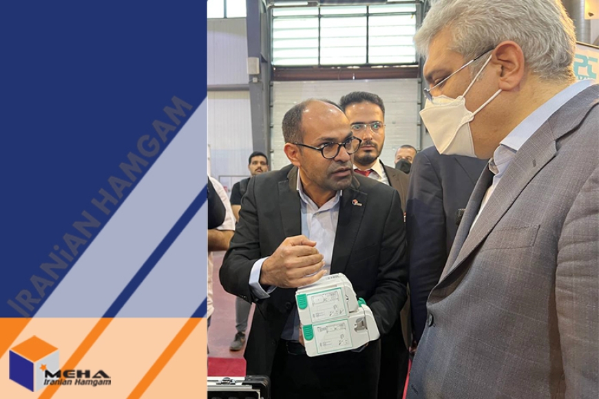 بازدید معاون علمی و فناوری رئیس جمهوری از محصولات دانش بنیان نمایشگاه «ایران هلث»